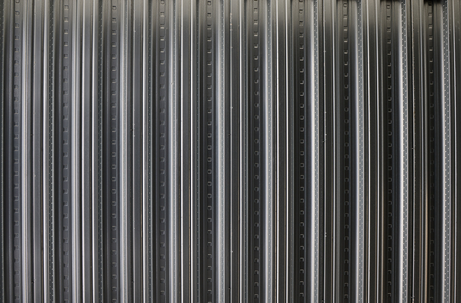 Composite metal floor galvanized steel decking viewed from under